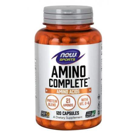 NOW FOODS Amino Complete - Kompleks Aminokwasów (120 kaps.)