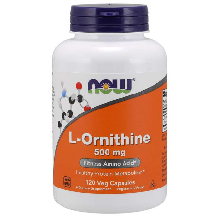 NOW FOODS L-Ornithine 500 mg (120 kaps.)