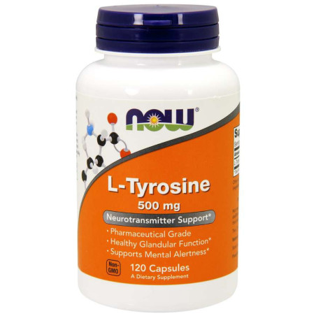 NOW FOODS L-Tyrosine 500 mg (120 kaps.)
