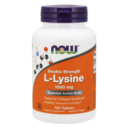 NOW FOODS L-Lizyna 1000 mg (100 tabl.)
