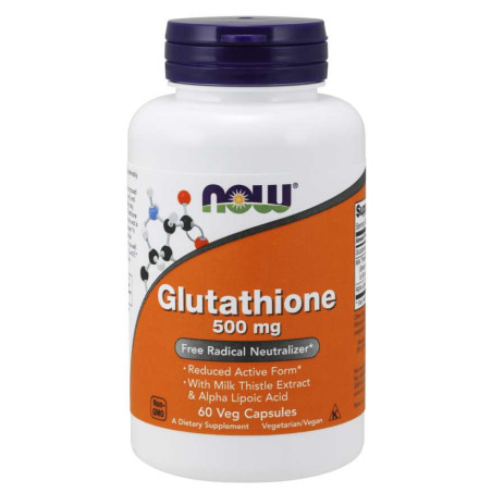 NOW FOODS Glutation 500 mg (60 kaps.)