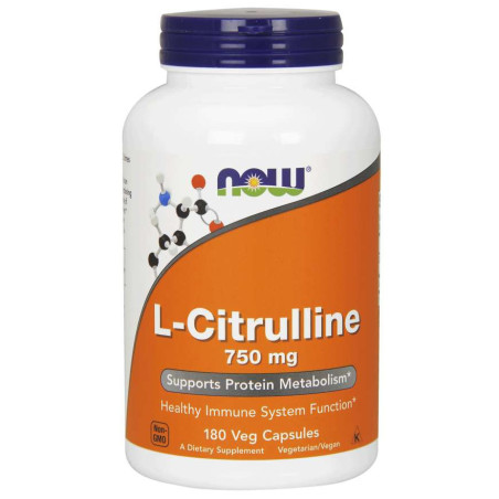 NOW FOODS L-Citrulline 750 mg (180 kaps.)