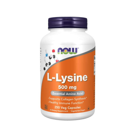 NOW FOODS L-Lizyna 500 mg (250 kaps.)