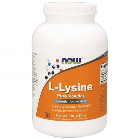NOW FOODS L-Lizyna Pure Powder (454 g)