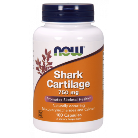 NOW FOODS Shark Cartilage - Chrząstka rekina (100 kaps.)