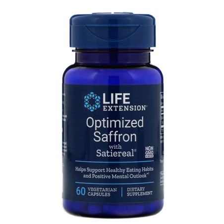 LIFE EXTENSION Szafran - Optimized Saffron with Satiereal (60 kaps.)