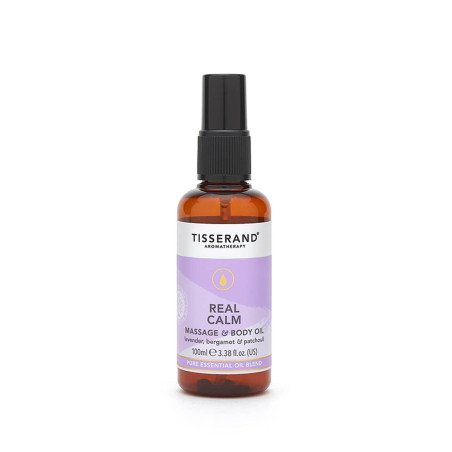 TISSERAND AROMATHERAPY Real Calm Massage & Body Oil - Olejek do masażu (100 ml)