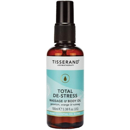 TISSERAND AROMATHERAPY Total De-Stress Massage & Body Oil - Olejek do masażu (100 ml)