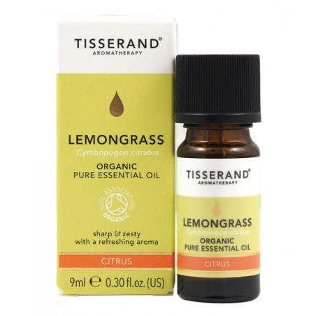 TISSERAND AROMATHERAPY Lemongrass Organic - Olejek z Trawy Cytrynowej (9 ml)