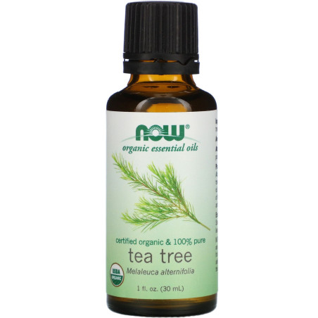 NOW FOODS EKO 100% Olejek Tea Tree (30 ml)