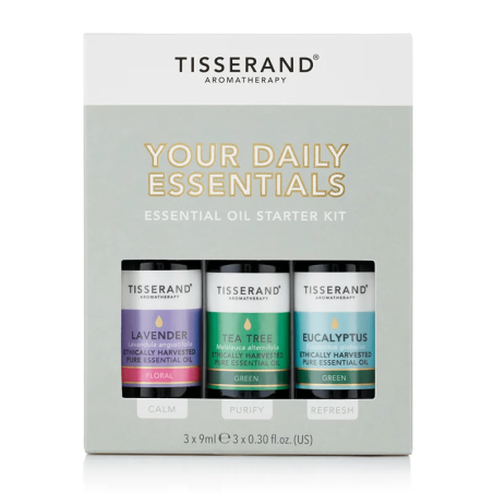 TISSERAND AROMATHERAPY Your Daily Essentials Kit - Zestaw olejków eterycznych 100% (3 x 9 ml)