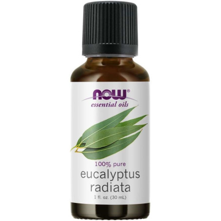 NOW FOODS 100% Olejek Eukaliptusowy - Eukaliptus Australijski - Eucalyptus radiata (30 ml)