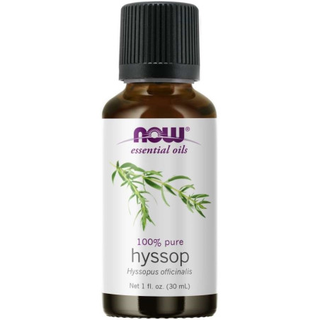 NOW FOODS Hyssop - 100% Olejek Hyzopowy (30 ml)
