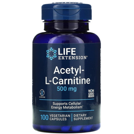 LIFE EXTENSION Acetyl L-Carnitine 500 mg (100 kaps.)