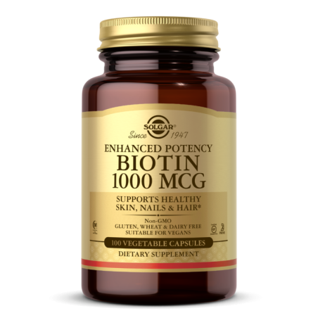SOLGAR Biotin 1000 mcg (100 kaps.)