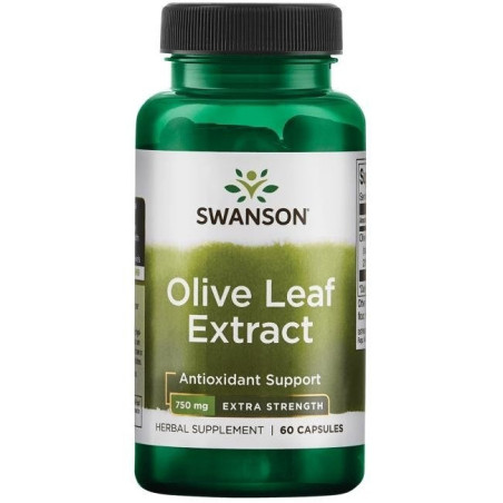 SWANSON Olive Leaf Extract 750 mg (60 kaps.)