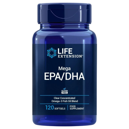 LIFE EXTENSION Mega EPA/DHA EU (120 kaps.)