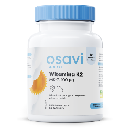 OSAVI Witamina K2 MK-7 100 mcg (60 kaps.)