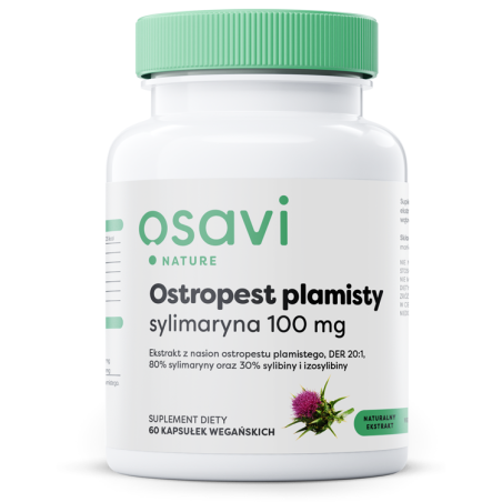OSAVI Ostropest plamisty, sylimaryna 100 mg (60 kaps.)