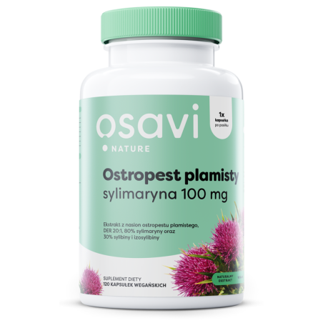 OSAVI Ostropest plamisty, sylimaryna 100 mg (120 kaps.)