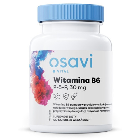 OSAVI Witamina B6 P-5-P 30 mg (120 kaps.)