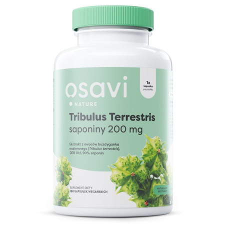 OSAVI Tribulus Terrestris, saponiny 200 mg (180 kaps.)