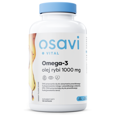 OSAVI Omega-3 olej rybi 1000 mg (180 kaps.)