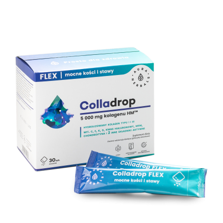 AURA HERBALS Colladrop Flex - Kolagen HM 5000 mg saszetki 6,5 g (30 szt.)