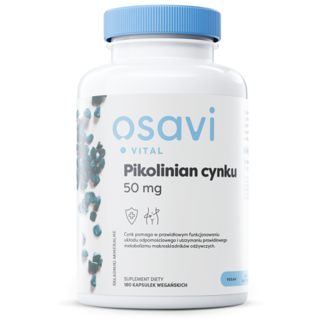 OSAVI Pikolinian cynku 50 mg (180 kaps.)