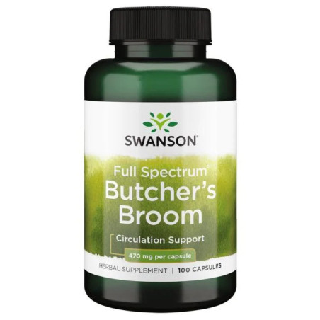 SWANSON Full Spectrum Butcher's Broom 470 mg (100 kaps.)
