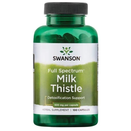 SWANSON Full Spectrum Milk Thistle 500 mg (100 kaps.)
