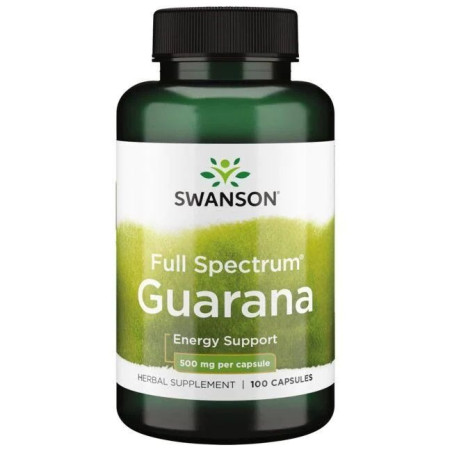 SWANSON Full Spectrum Guarana 500 mg (100 kaps.)
