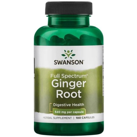 SWANSON Full Spectrum Ginger Root 540 mg (100 kaps.)