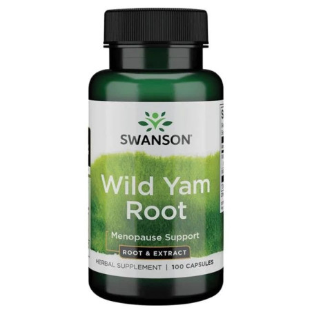 SWANSON Wild Yam Root 500 mg (100 kaps.)