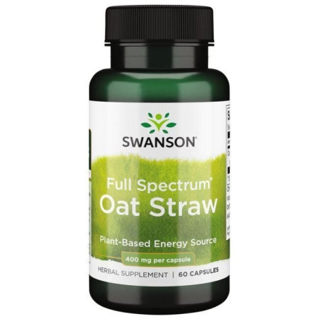SWANSON Full Spectrum Oat Straw 400 mg (60 kaps.)