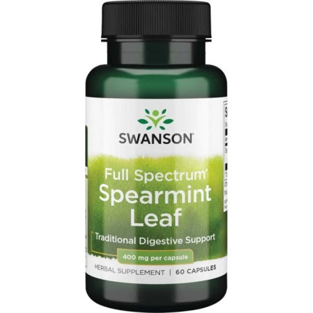 SWANSON Full Spectrum Spearmint leaf 400 mg (60 kaps.)