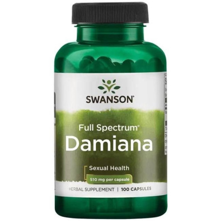 SWANSON Full Spectrum Damiana 510 mg (100 kaps.)