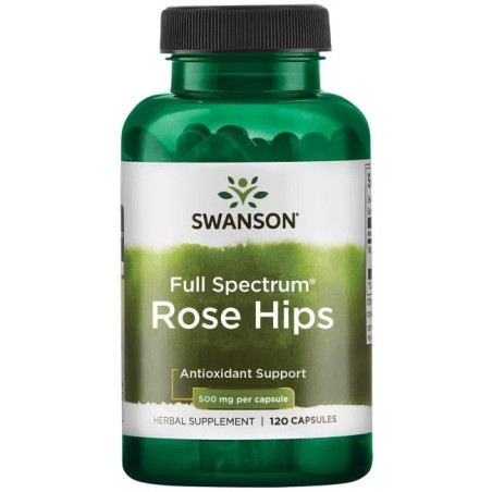 SWANSON Rose Hips 500 mg (120 kaps.)
