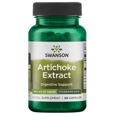 SWANSON Artichoke Extract - Karczoch 250 mg (60 kaps.)