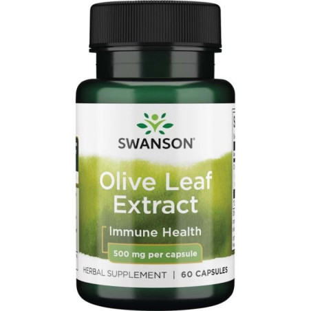 SWANSON Olive Leaf Extract 500 mg (60 kaps.)