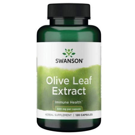 SWANSON Olive Leaf Extract 500 mg (120 kaps.)