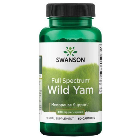 SWANSON Full Spectrum Wild Yam 400 mg (60 kaps.)