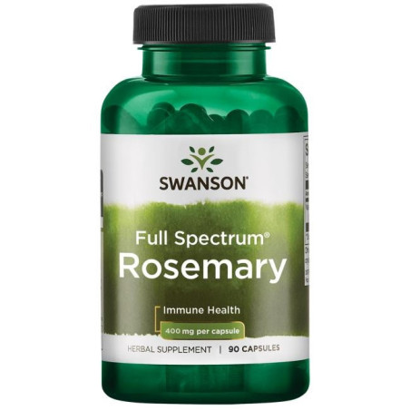 SWANSON Full Spectrum Rosemary 400 mg (90 kaps.)