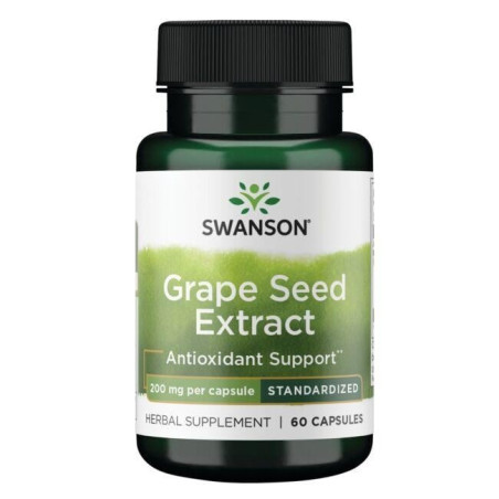 SWANSON Grape Seed Extract 200 mg (60 kaps.)