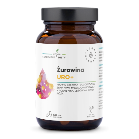 AURA HERBALS Żurawina Uro+ (60 kaps.)