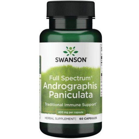 SWANSON Full Spectrum Andrographis Paniculata 400 mg (60 kaps.)