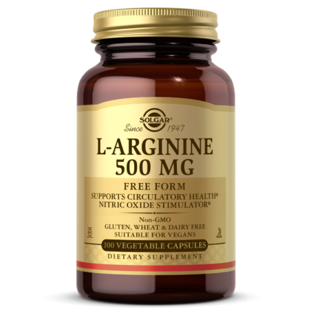 SOLGAR L-Arginine Free Form 500 mg (100 kaps.)