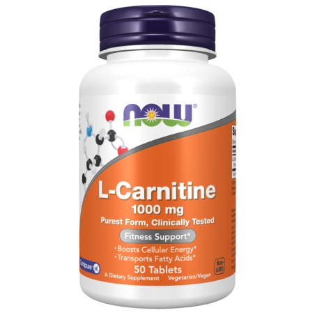 NOW FOODS L-Carnitine 1000 mg (50 tabl.)