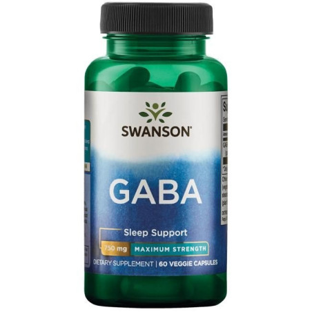 SWANSON GABA 750 mg (60 kaps.)