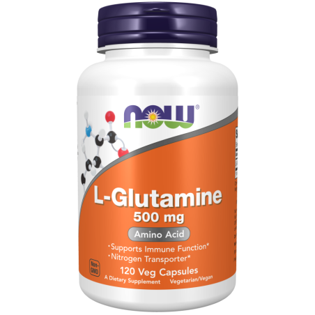 NOW FOODS L-Glutamine 500 mg (120 kaps.)